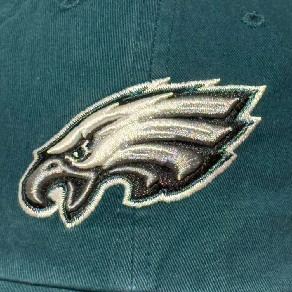 '47 Brand Philadelphia Eagles Clean Up‎ Hat Adjustable Strapback Green Cap OSFA